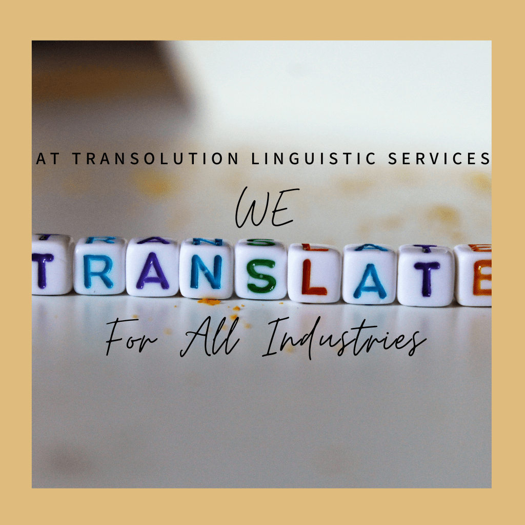 Certified Translation Agency Transolution, IndiaOne and Only
